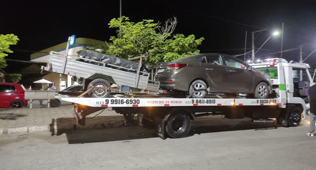 Guincho de automóvel com trolete